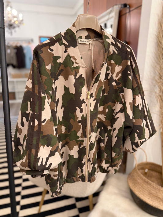 Camouflage Blousonjacke