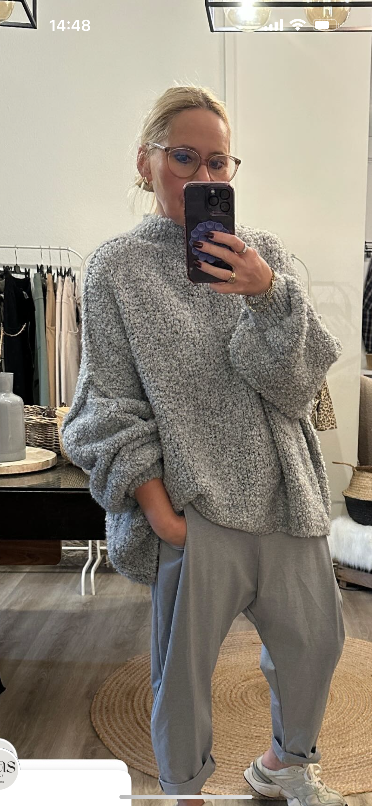 Oversize Boucle Pullover ARNE