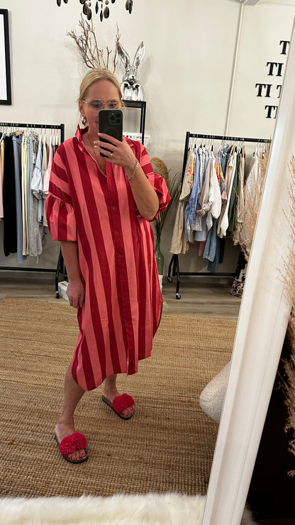 Blockstreifenkleid Puffy