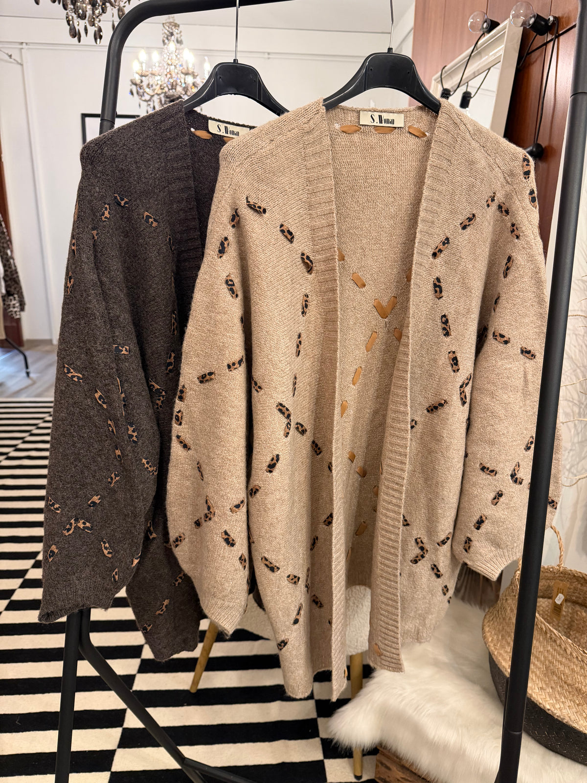 Longcardigan Westernstyle