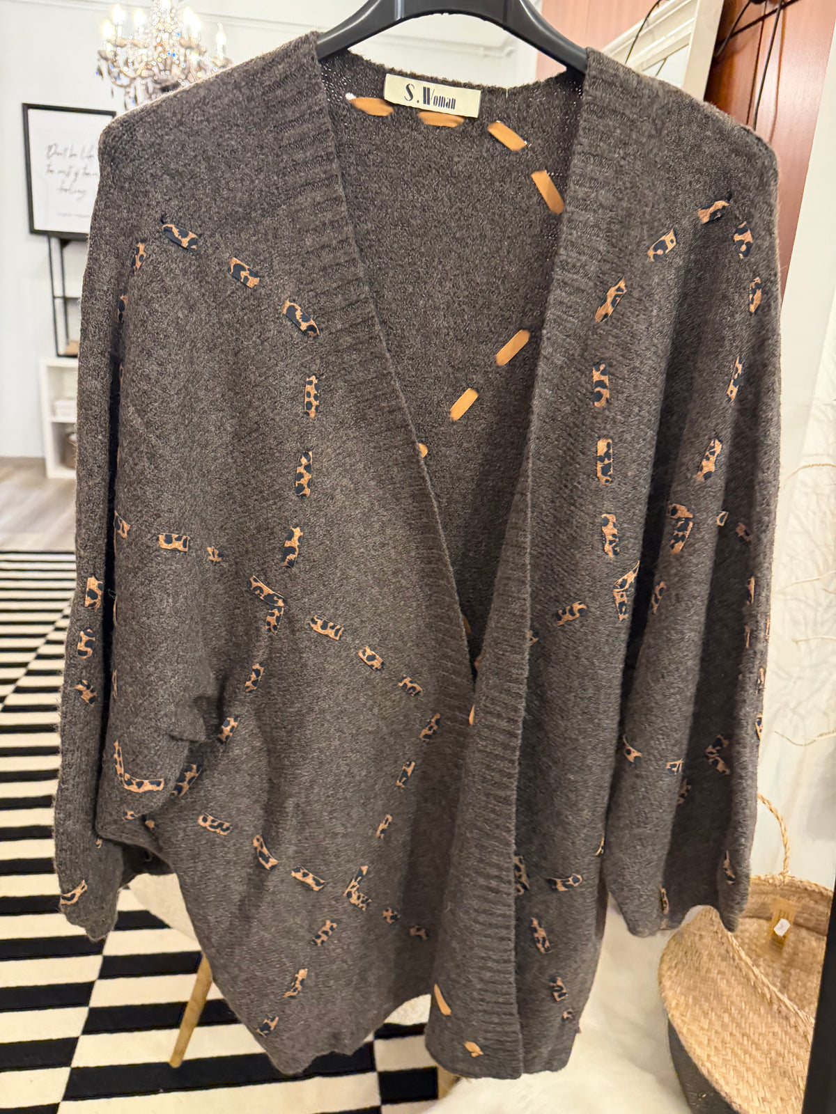 Longcardigan Westernstyle