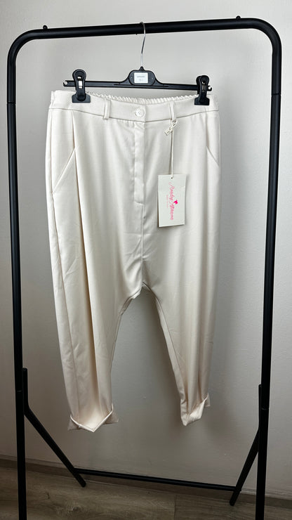 Bundfalten Baggy Creme