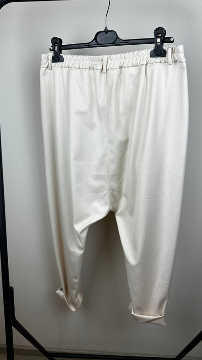 Bundfalten Baggy Creme