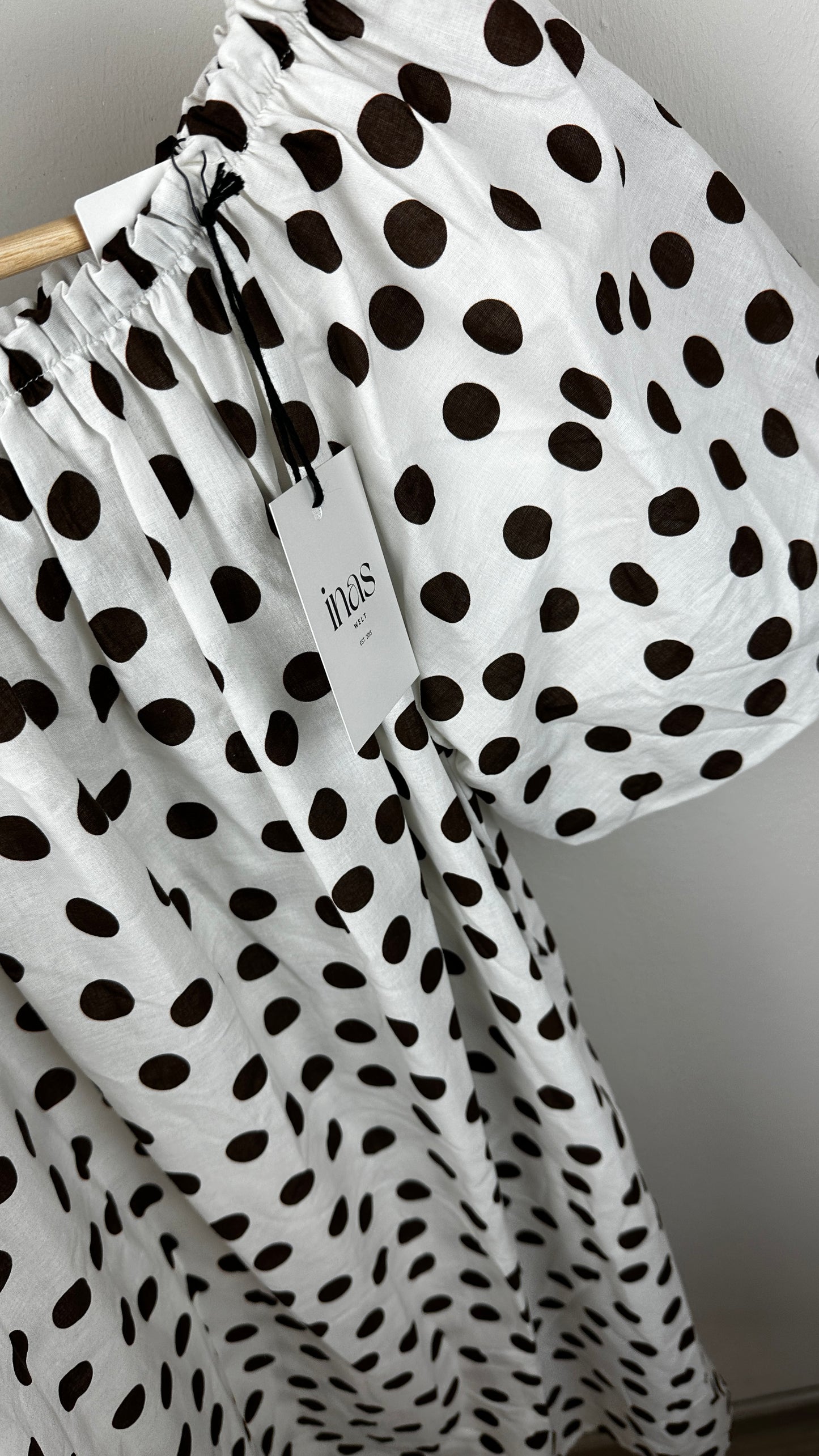Puffärmelkleid Dots