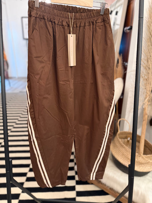 MARTA DU CHATEAU Fliegerhose mit Streifen