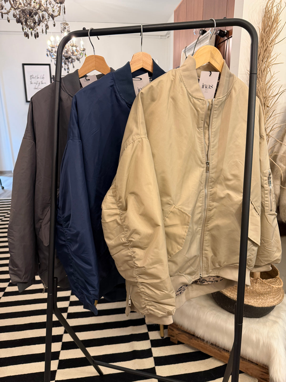 Bomberjacke Oversize Cargo