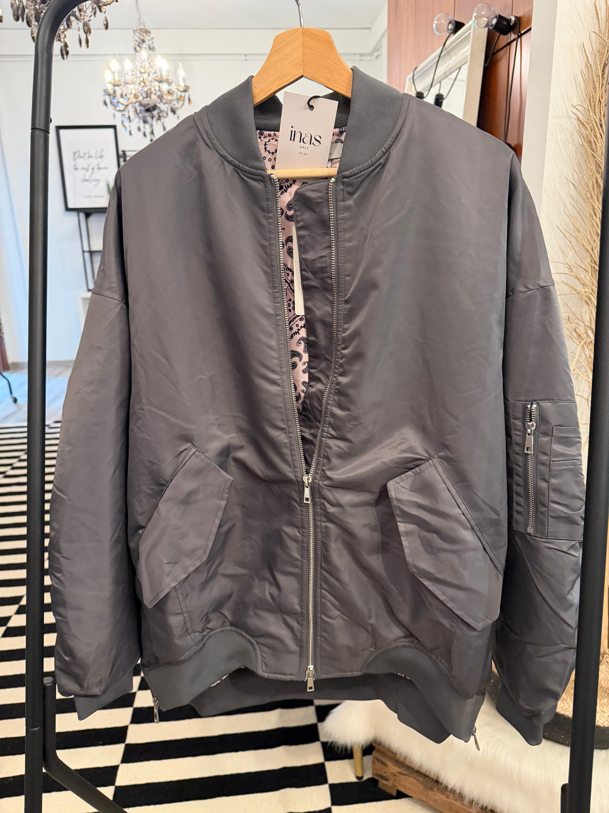 Bomberjacke Oversize Cargo