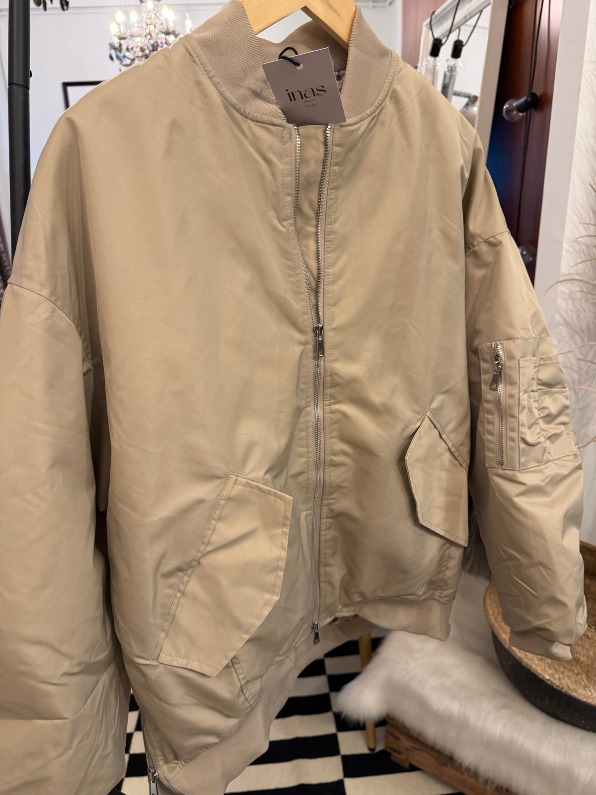 Bomberjacke Oversize Cargo