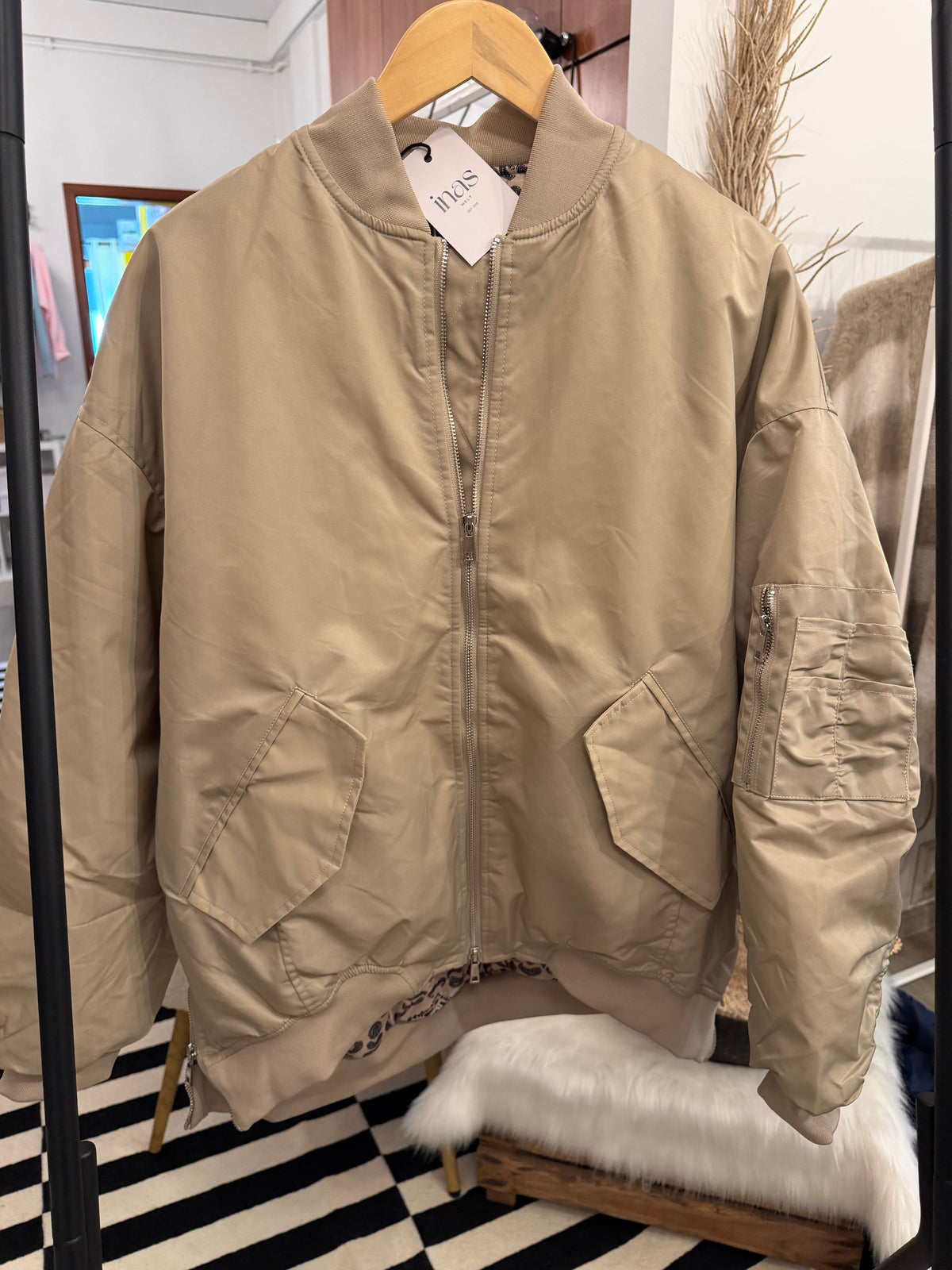 Bomberjacke Oversize Cargo