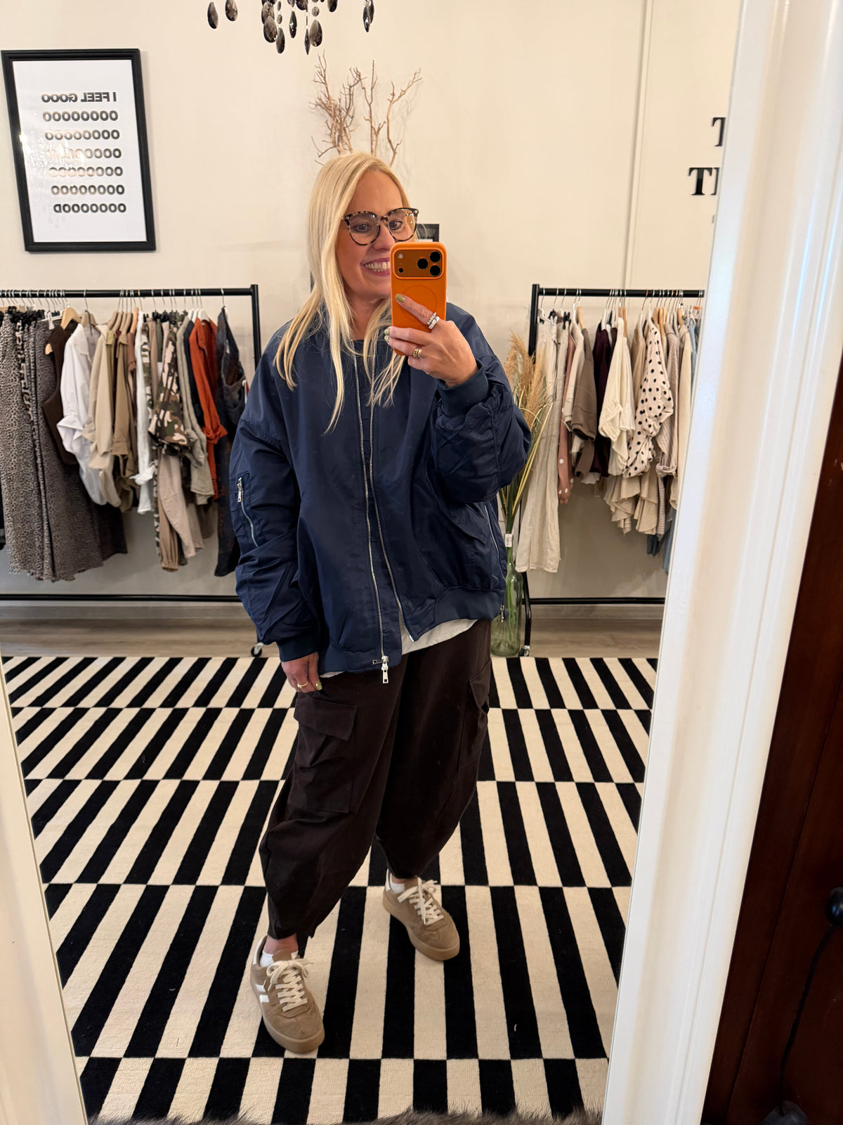 Bomberjacke Oversize Cargo