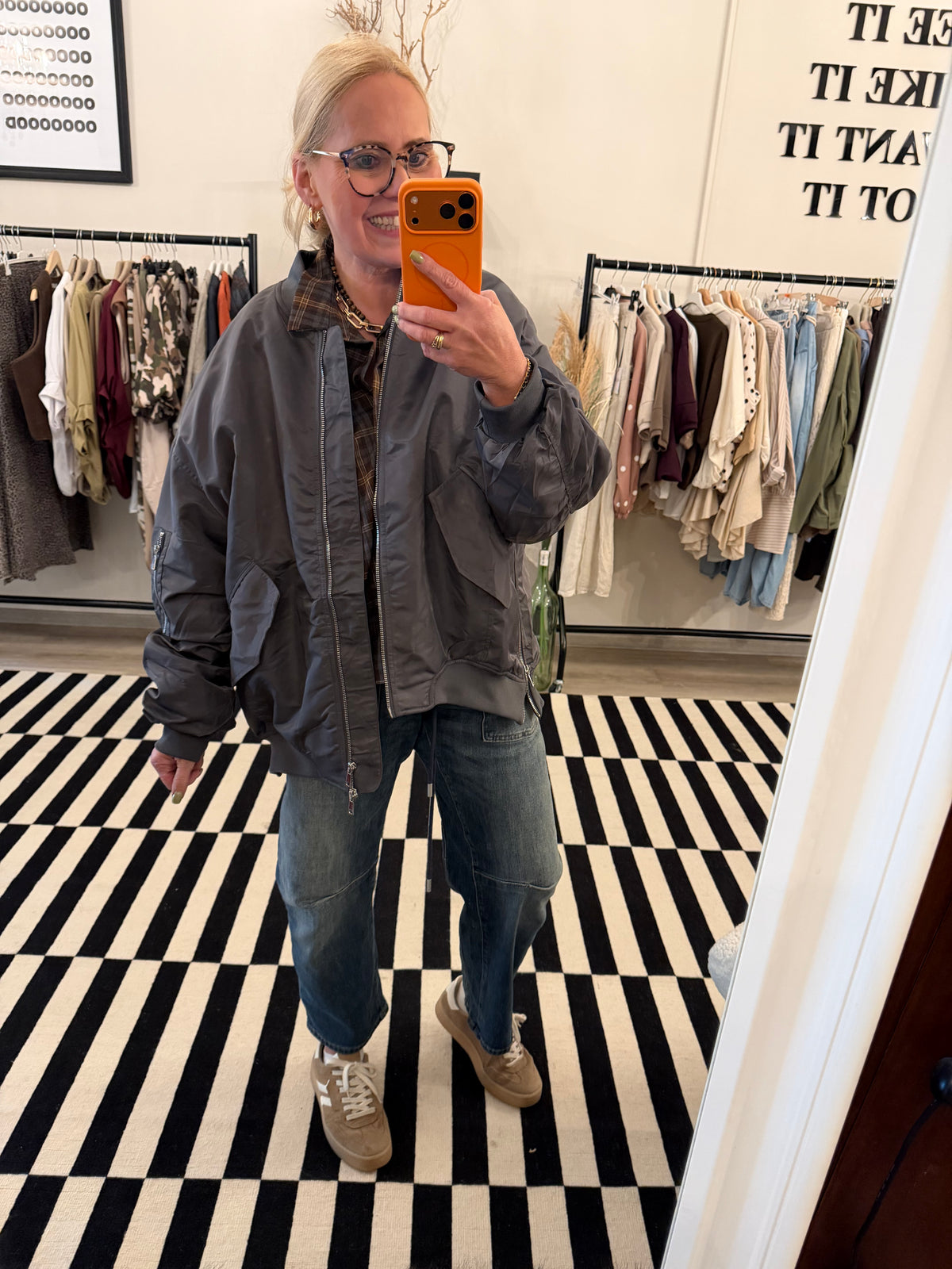 Bomberjacke Oversize Cargo