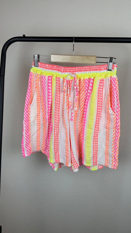 Musselinshorts Summer Neon