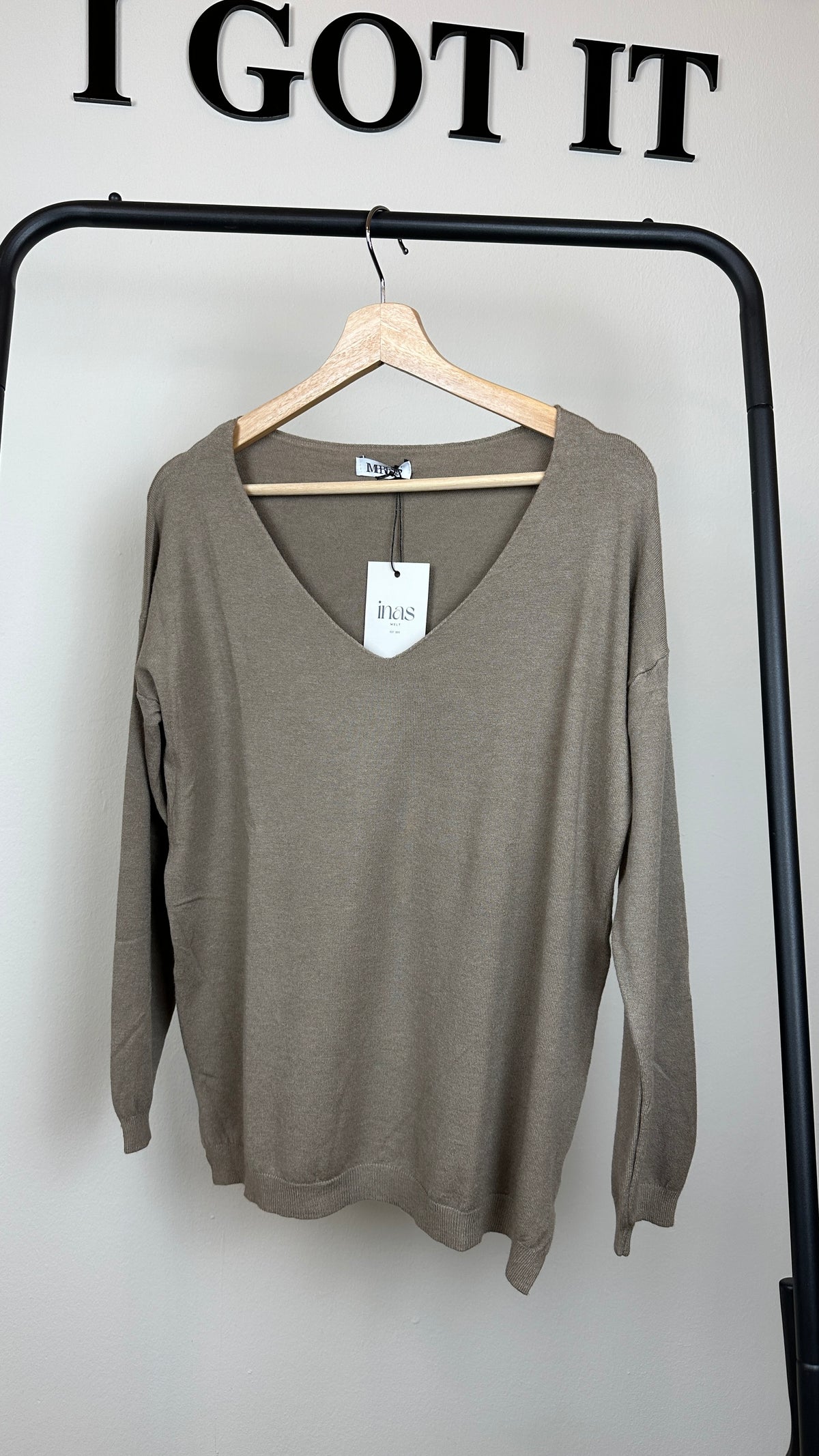 Basic V-Pullover