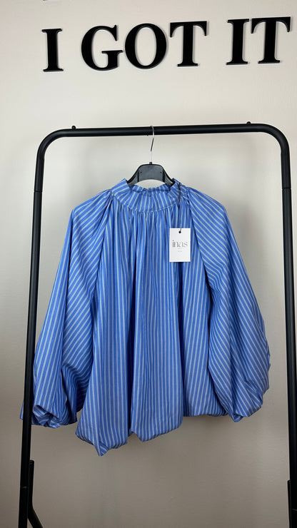 Ballonbluse in drei Farben