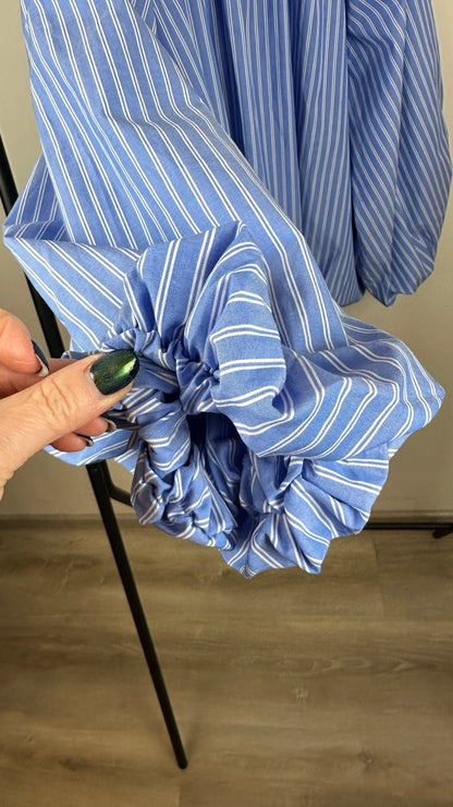 Ballonbluse in drei Farben