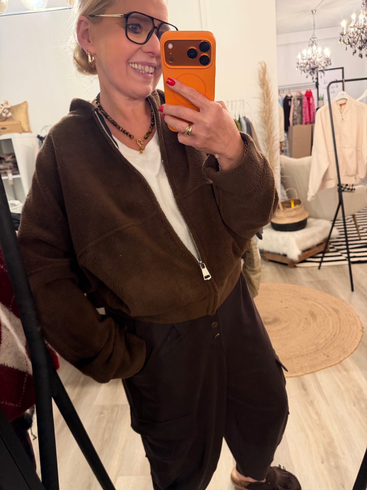 Plüschjacke Henny