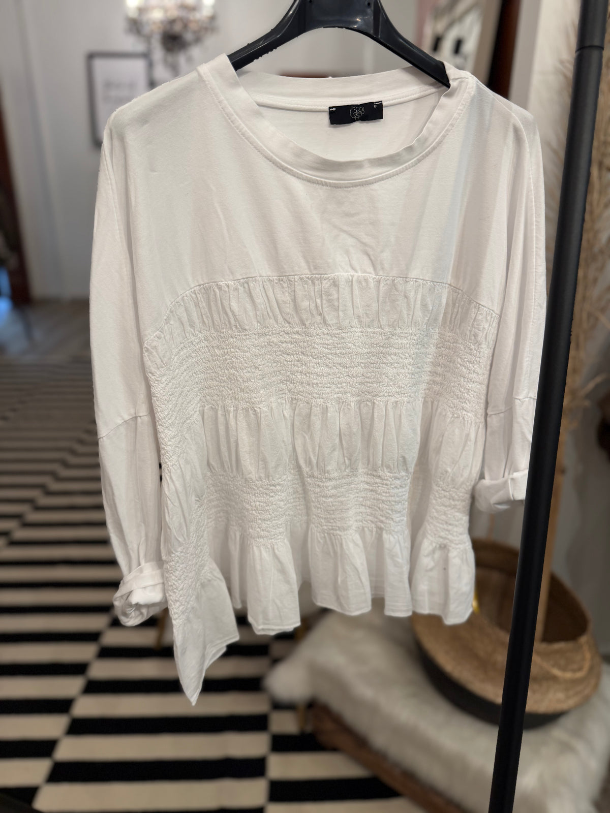 Langarmshirt Crincle