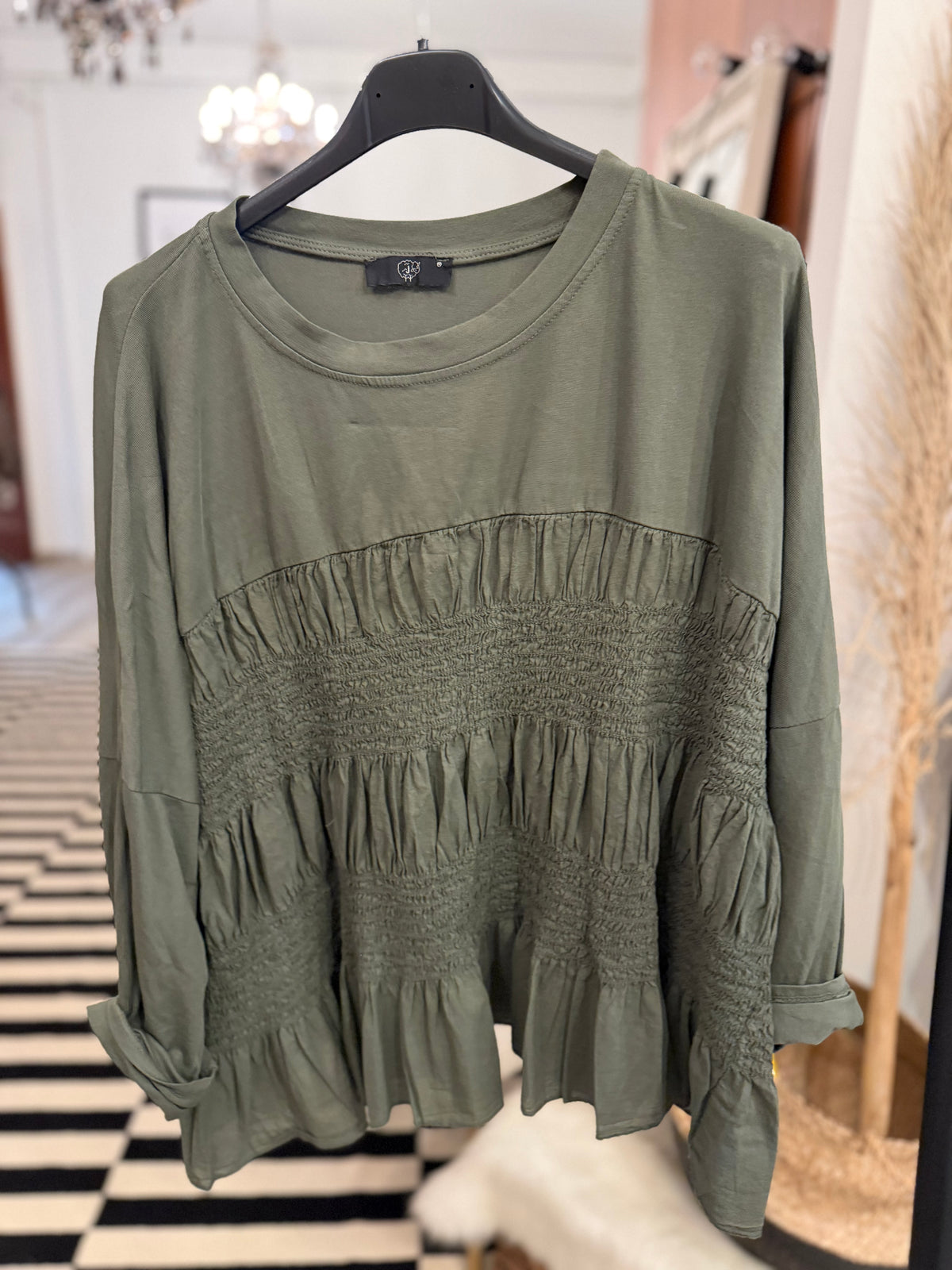 Langarmshirt Crincle