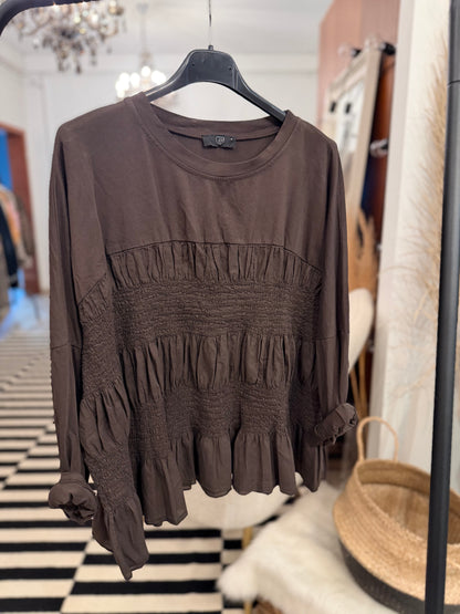 Langarmshirt Crincle