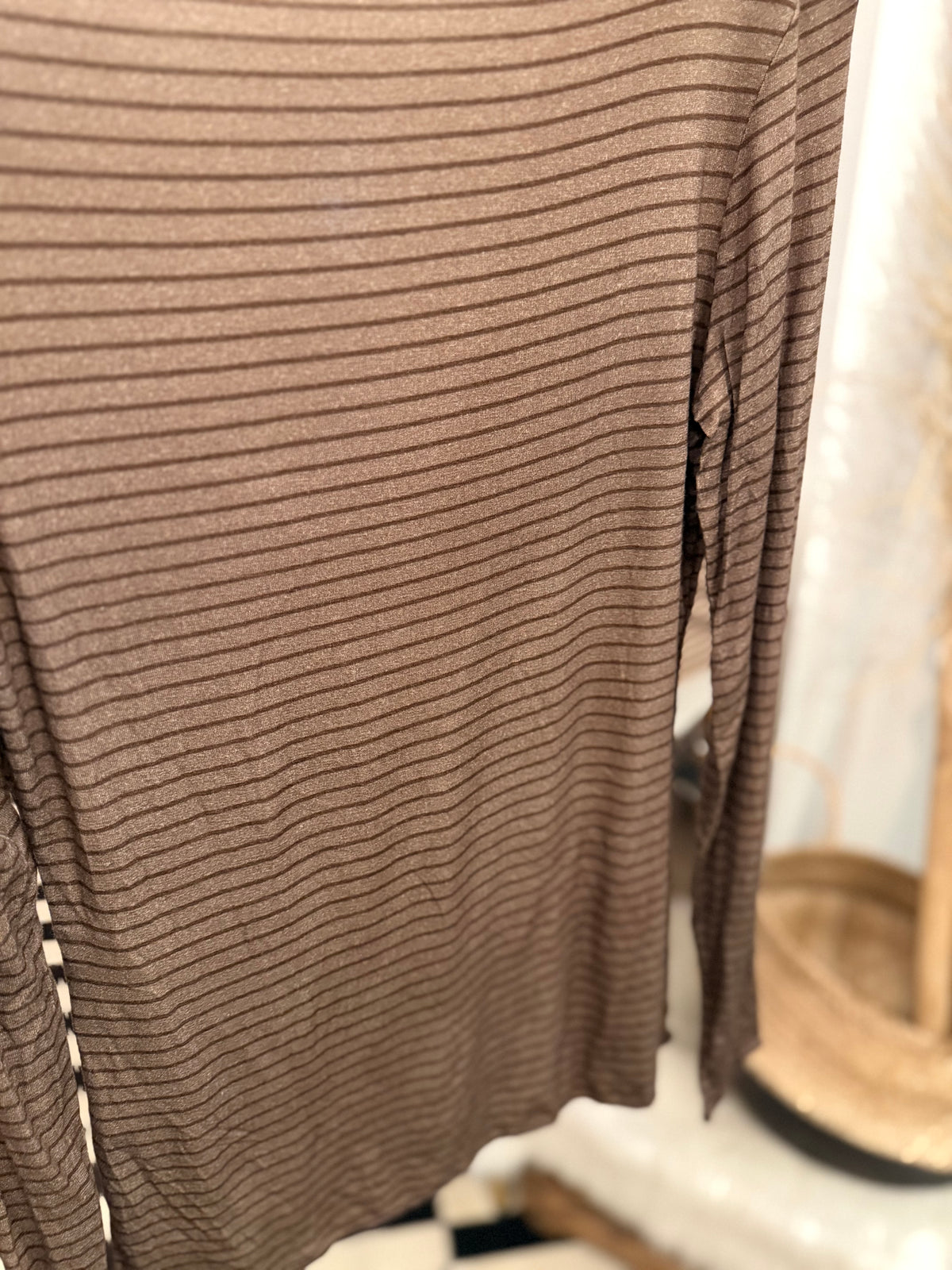 Cashmere Unterziehshirt Ringel