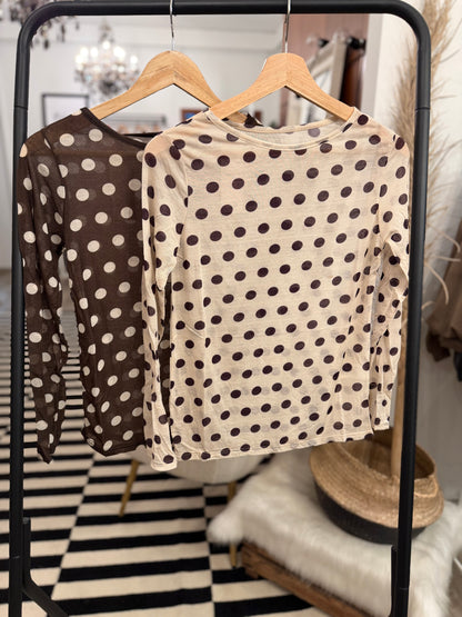 Cashmere Unterziehshirt DOTS