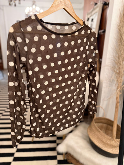 Cashmere Unterziehshirt DOTS