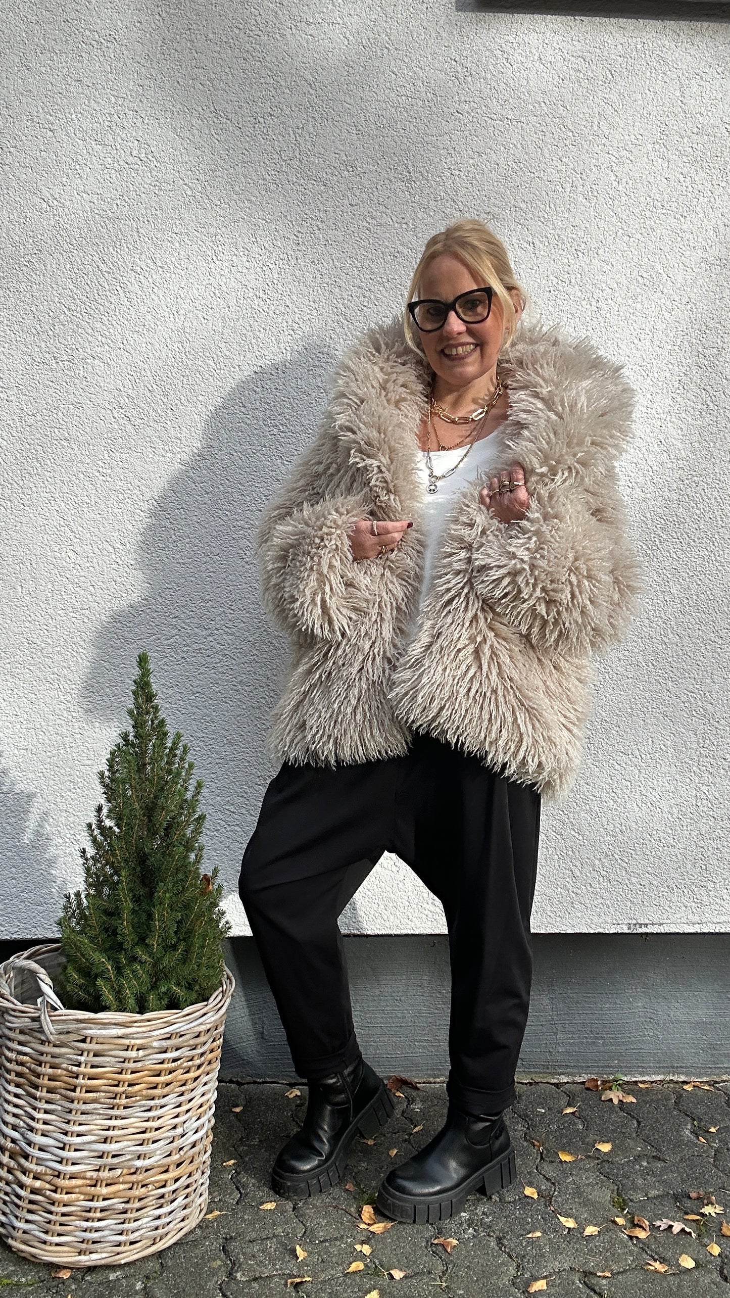 Baggy mit Bundfalten