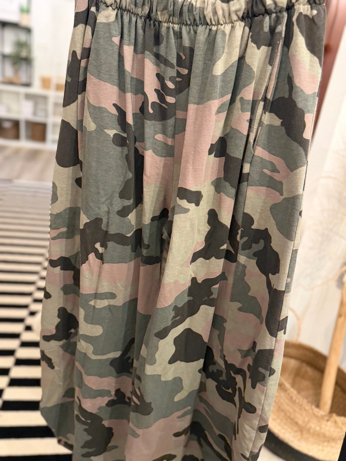 Camouflage Barrel Jogger