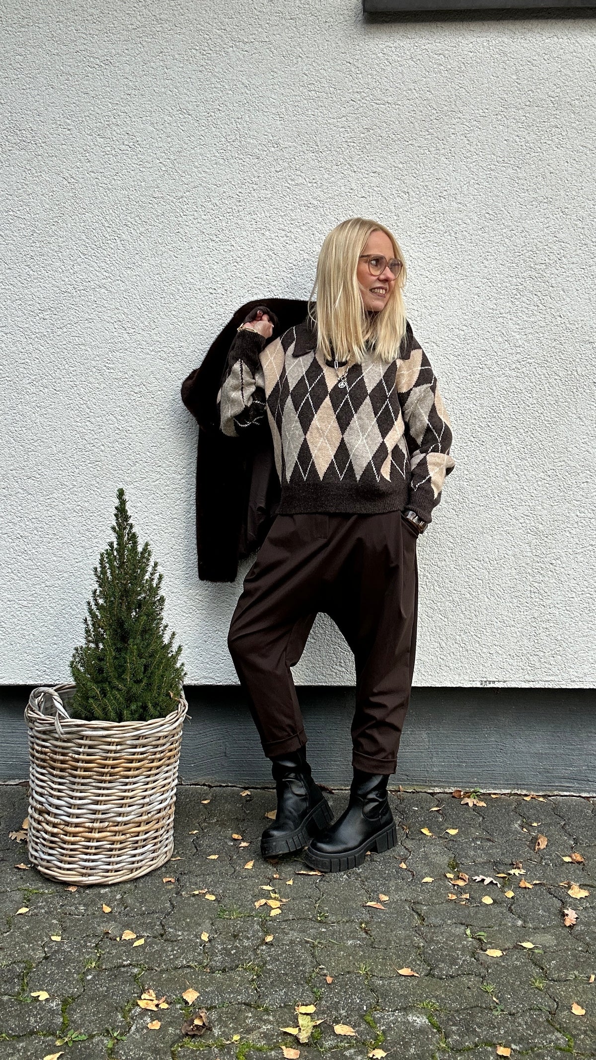 Baggy mit Bundfalten