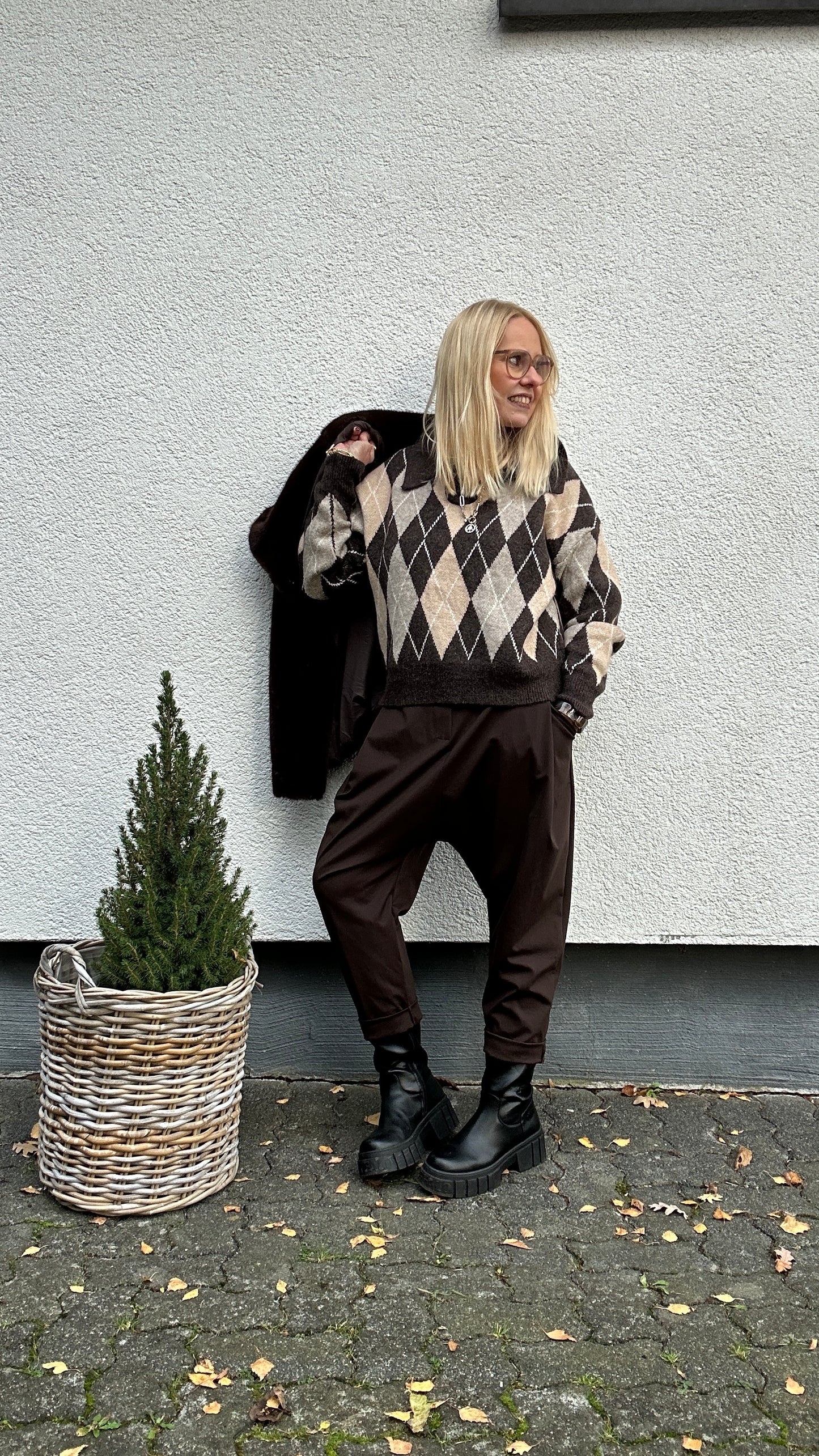 Baggy mit Bundfalten