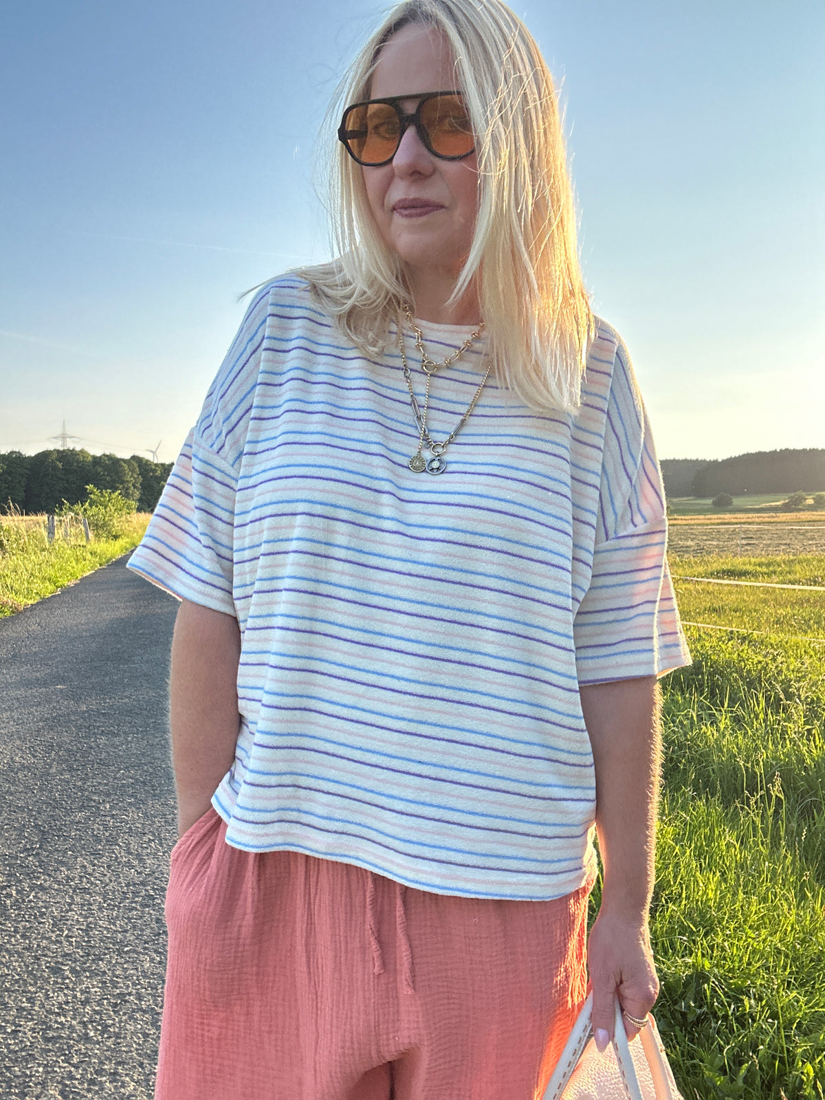 Frottee Ringelshirt