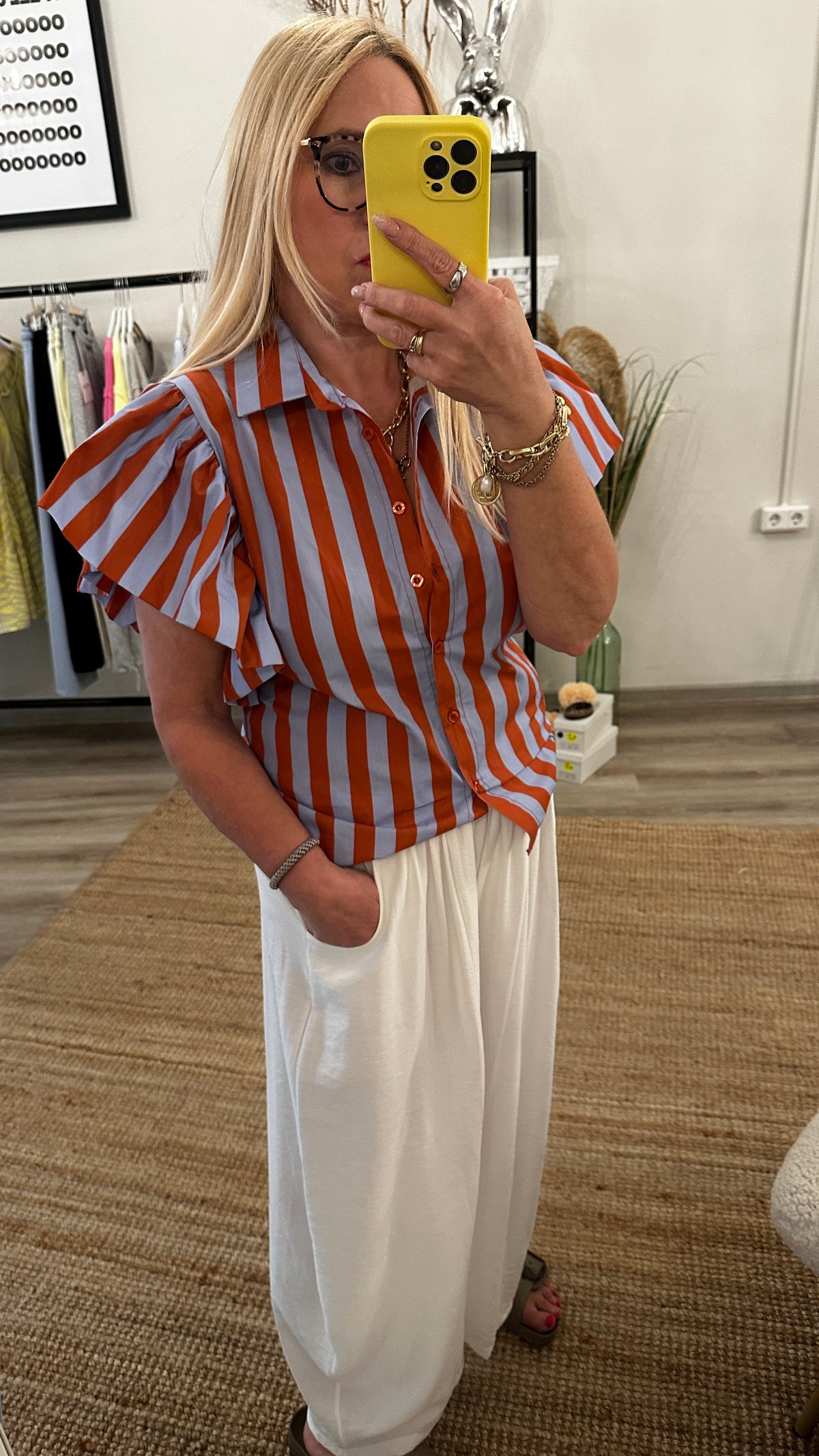 Bluse Franky gestreift