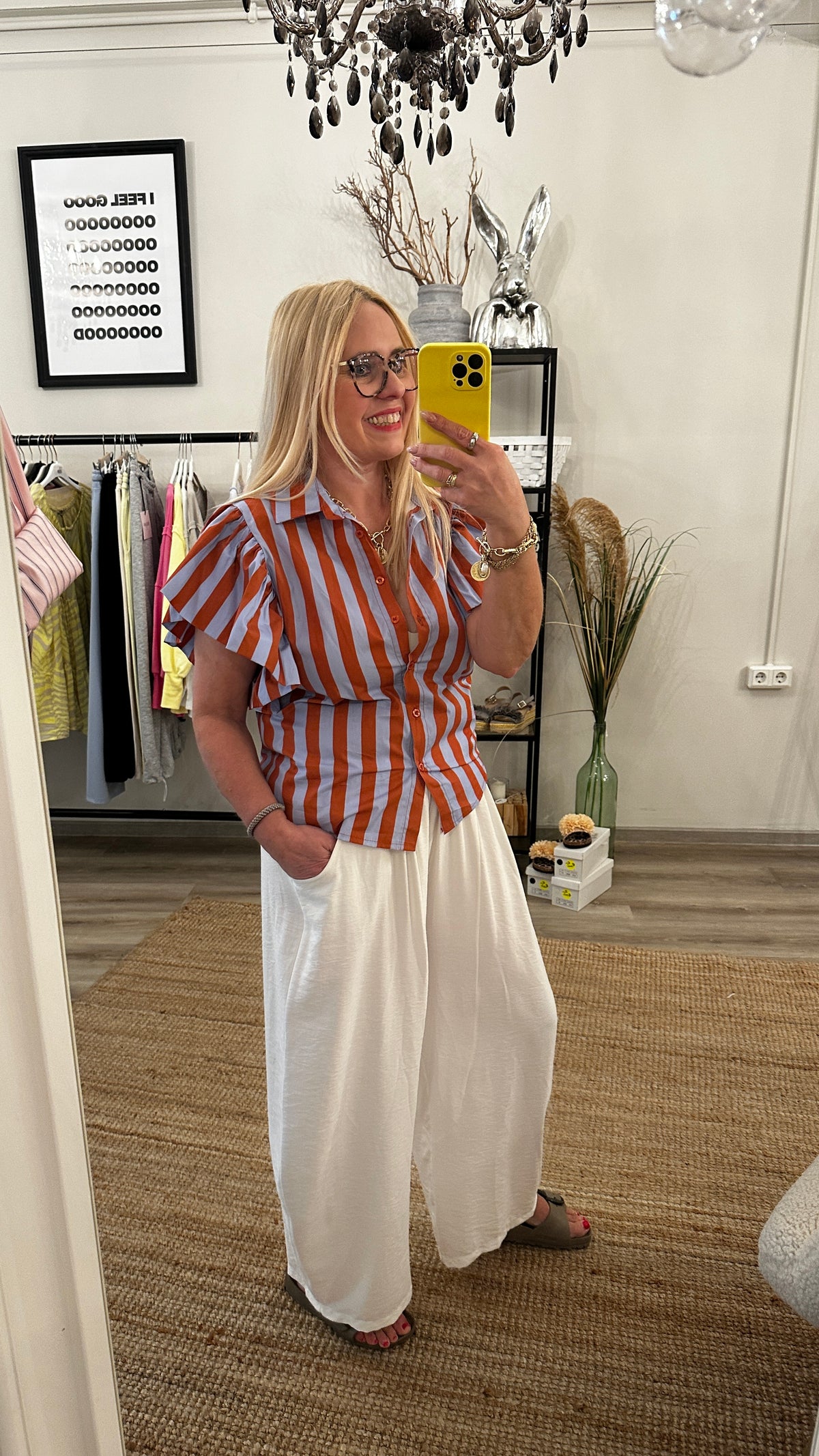 Bluse Franky gestreift