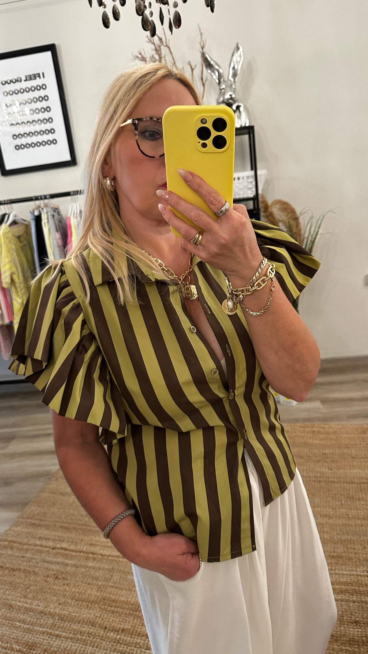 Bluse Franky gestreift
