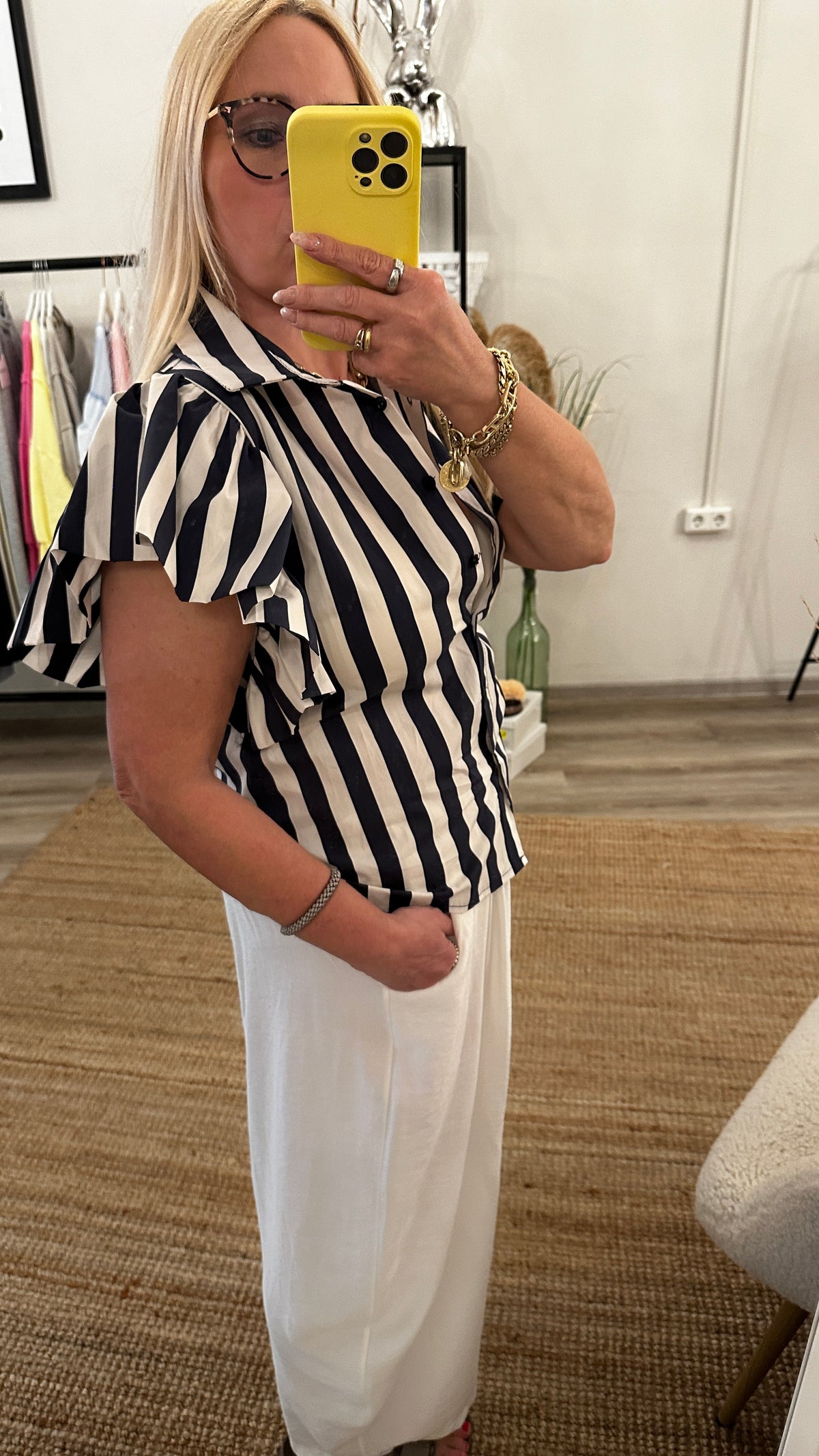 Bluse Franky gestreift