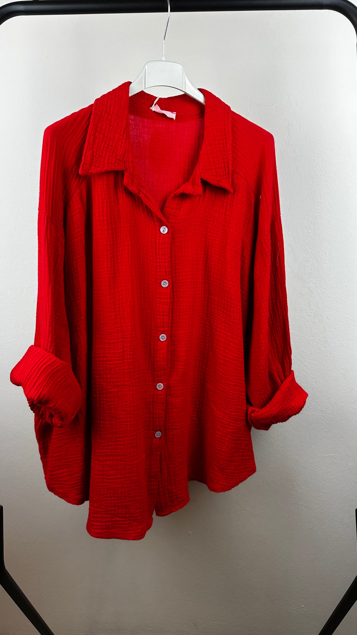 Musselin Hemdbluse