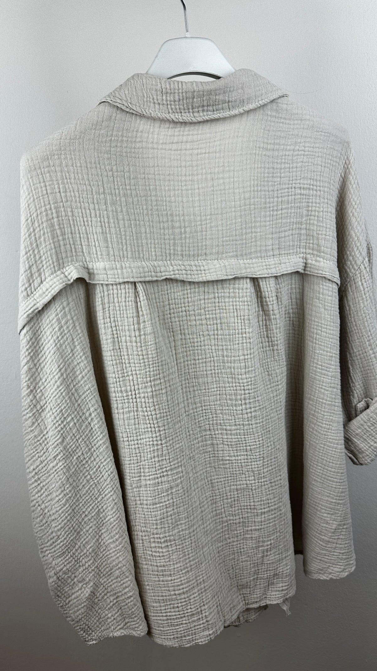 Musselin Hemdbluse