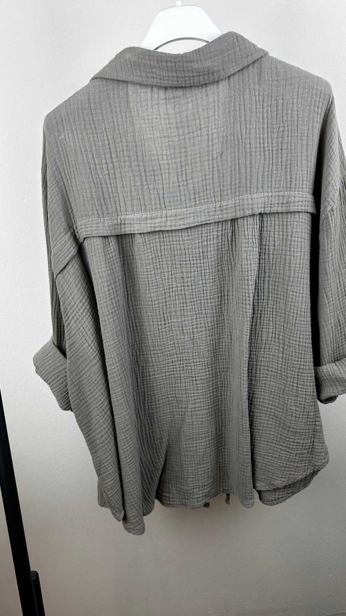 Musselin Hemdbluse