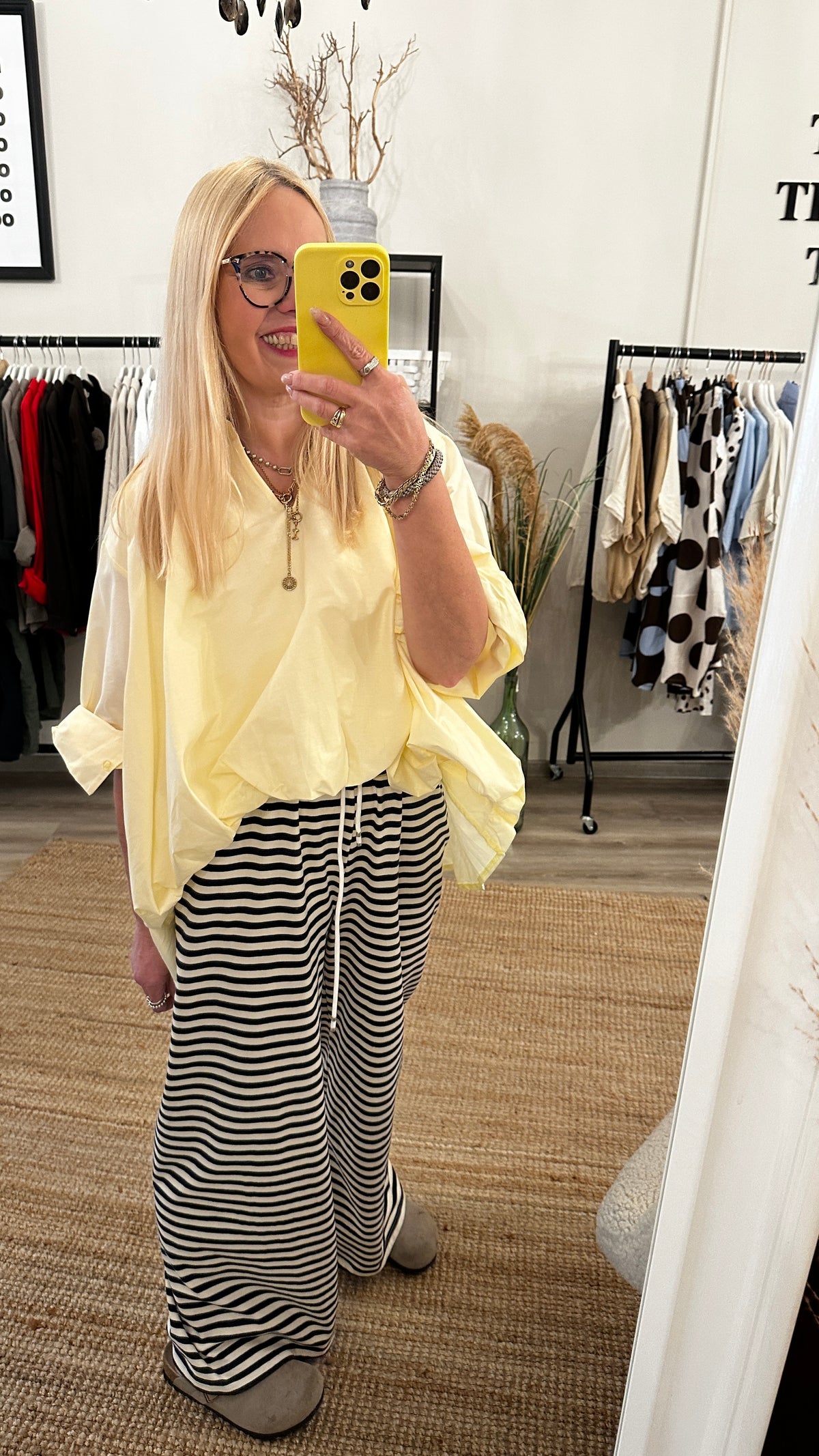 Coole Baumwollbluse Bubble