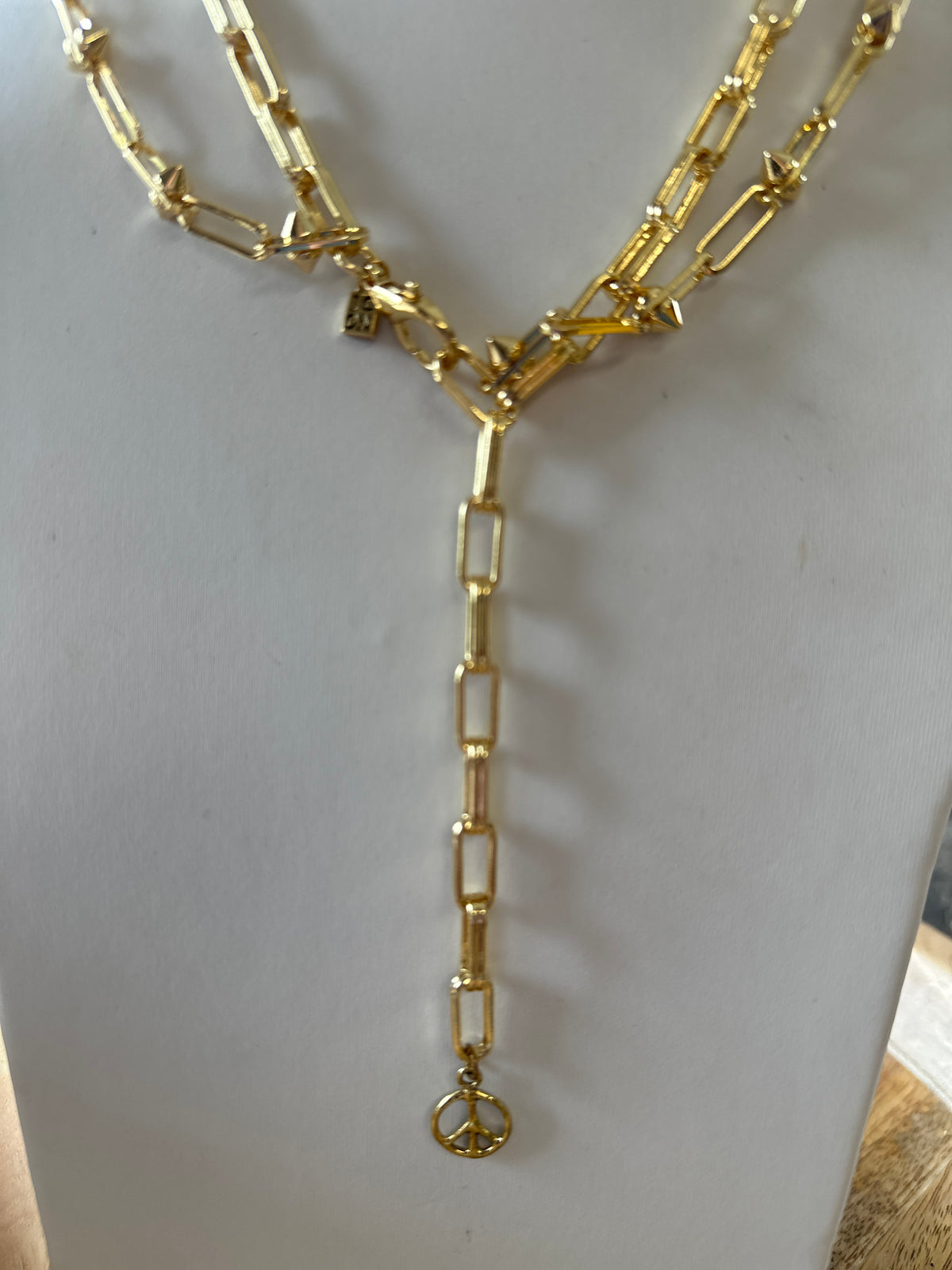 ICON PEACE  Long Double Chain