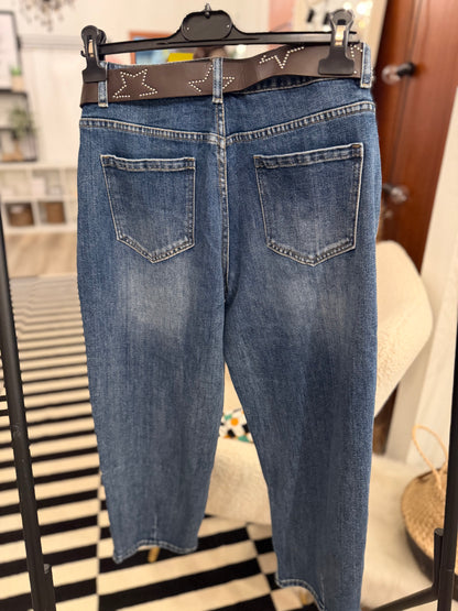 Jeans Monja mit Gürtel