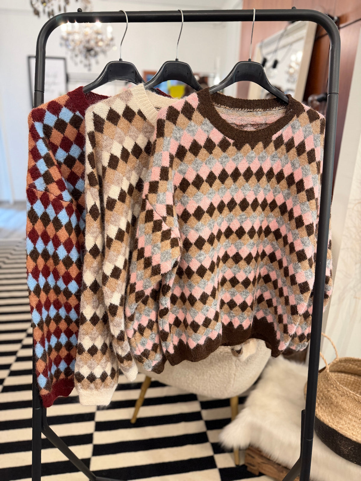 Harlekin Herbstpullover