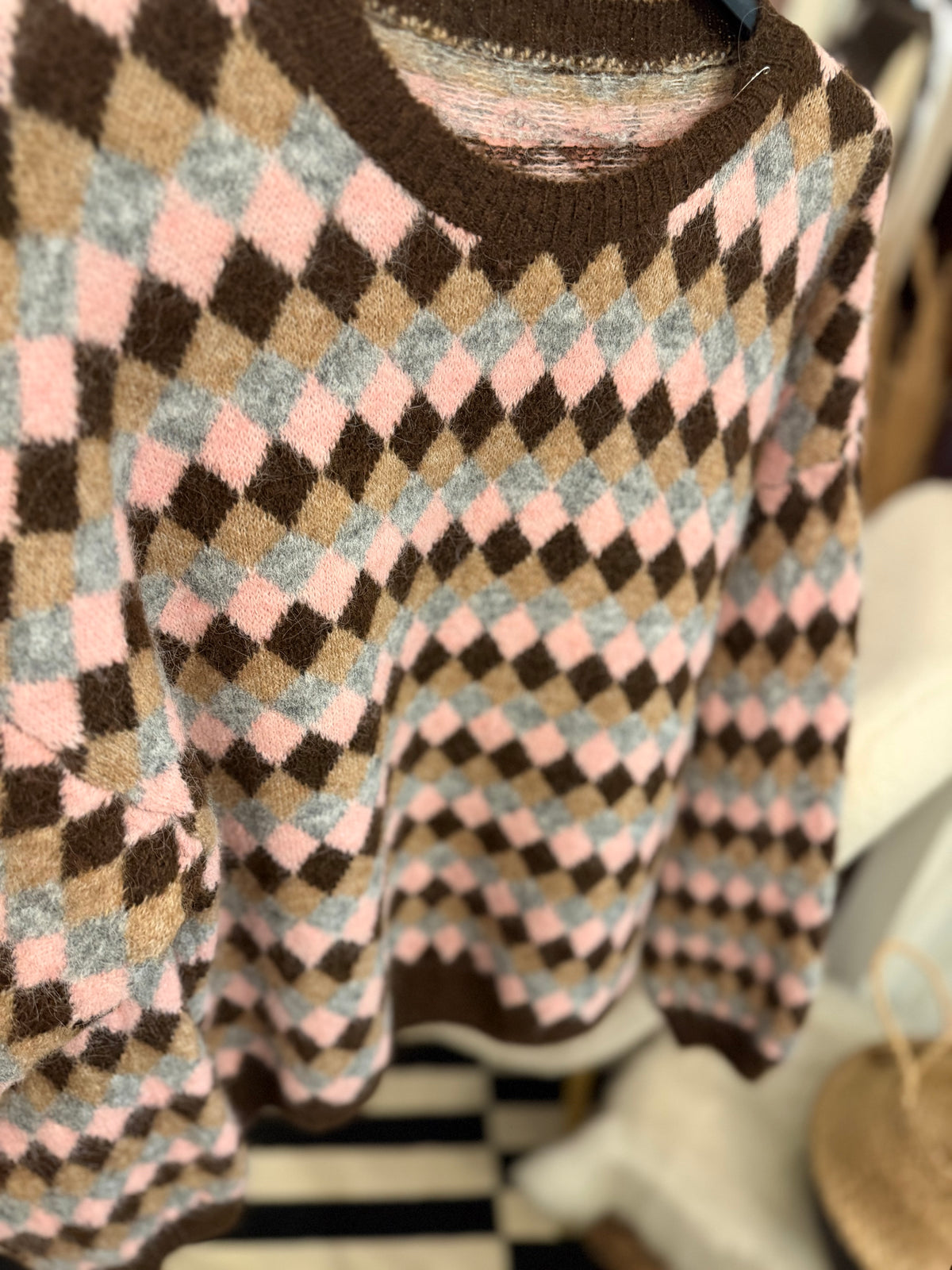 Harlekin Herbstpullover