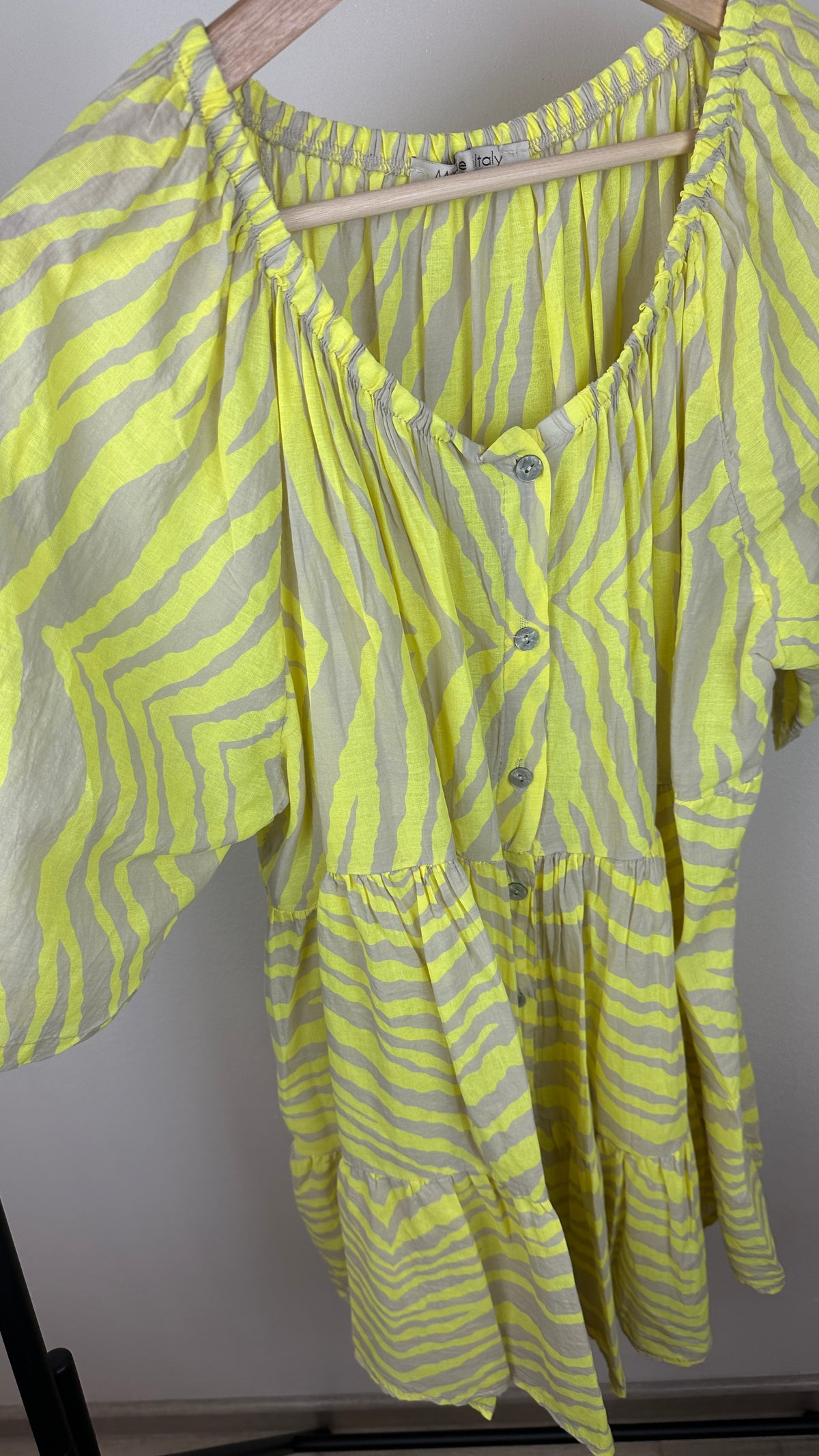 Zebrakleid Neongelb
