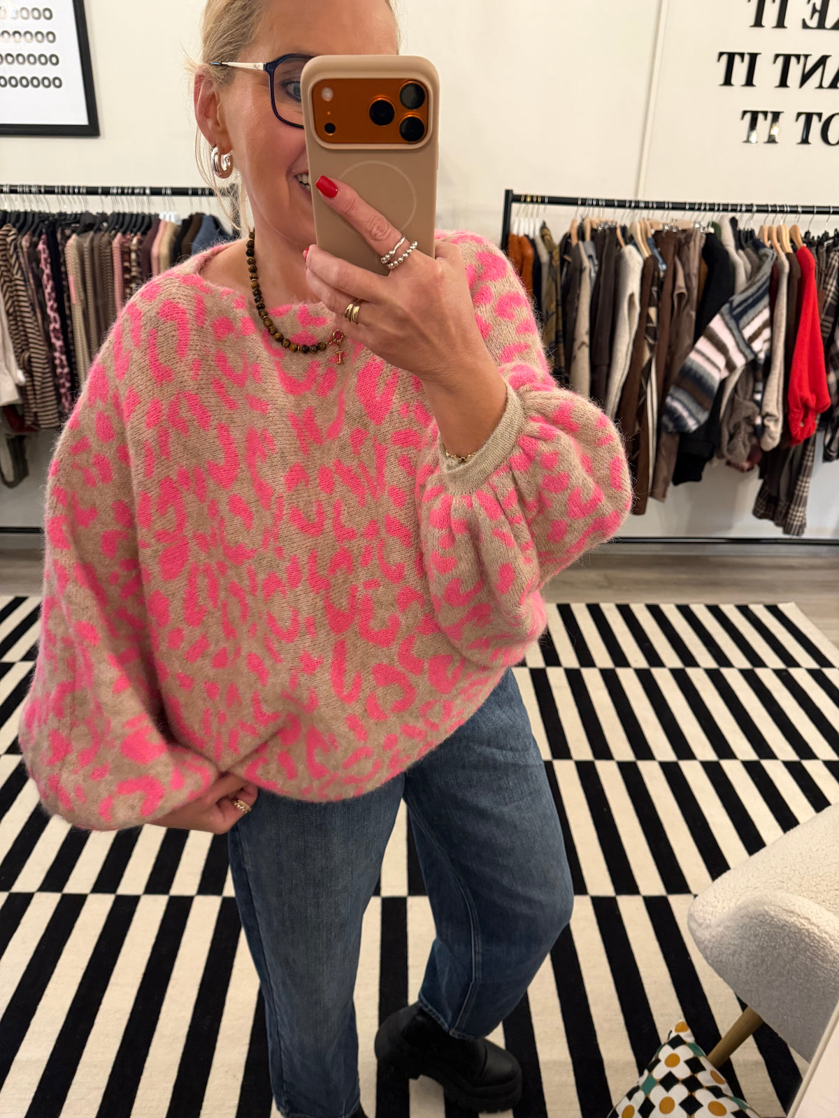 Stricksweater Pink Panther