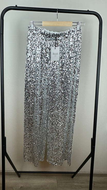 Paillettenhose Silver Shine