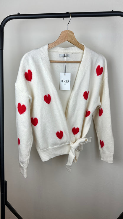 Wickelcardigan Heart