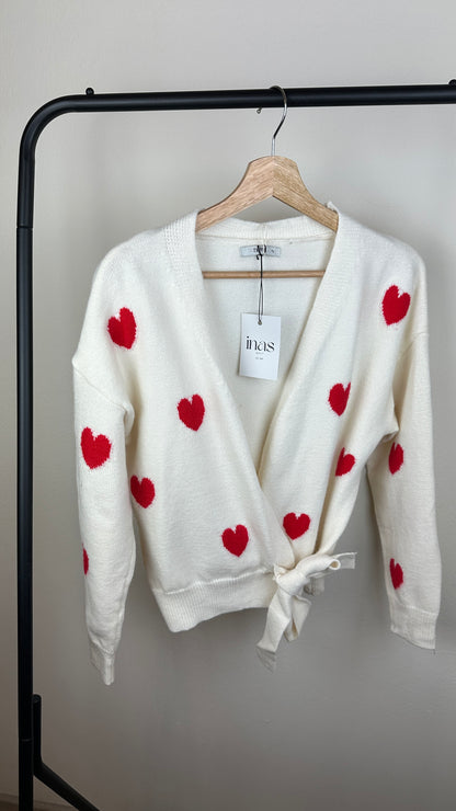 Wickelcardigan Heart