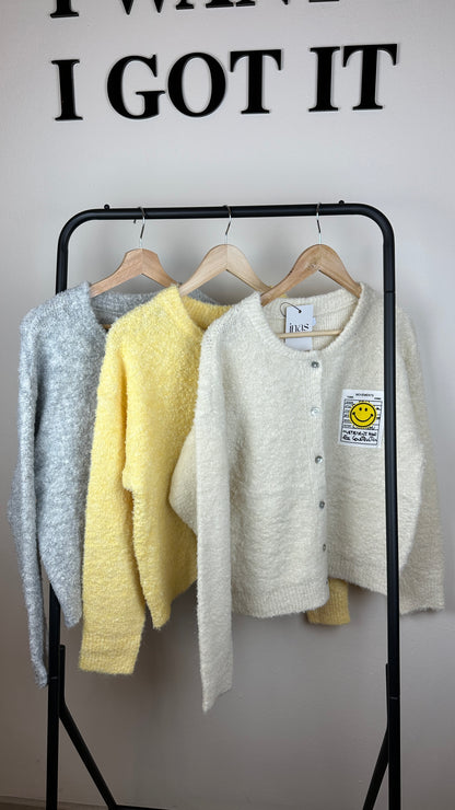 Boucle Cardigan Smiley