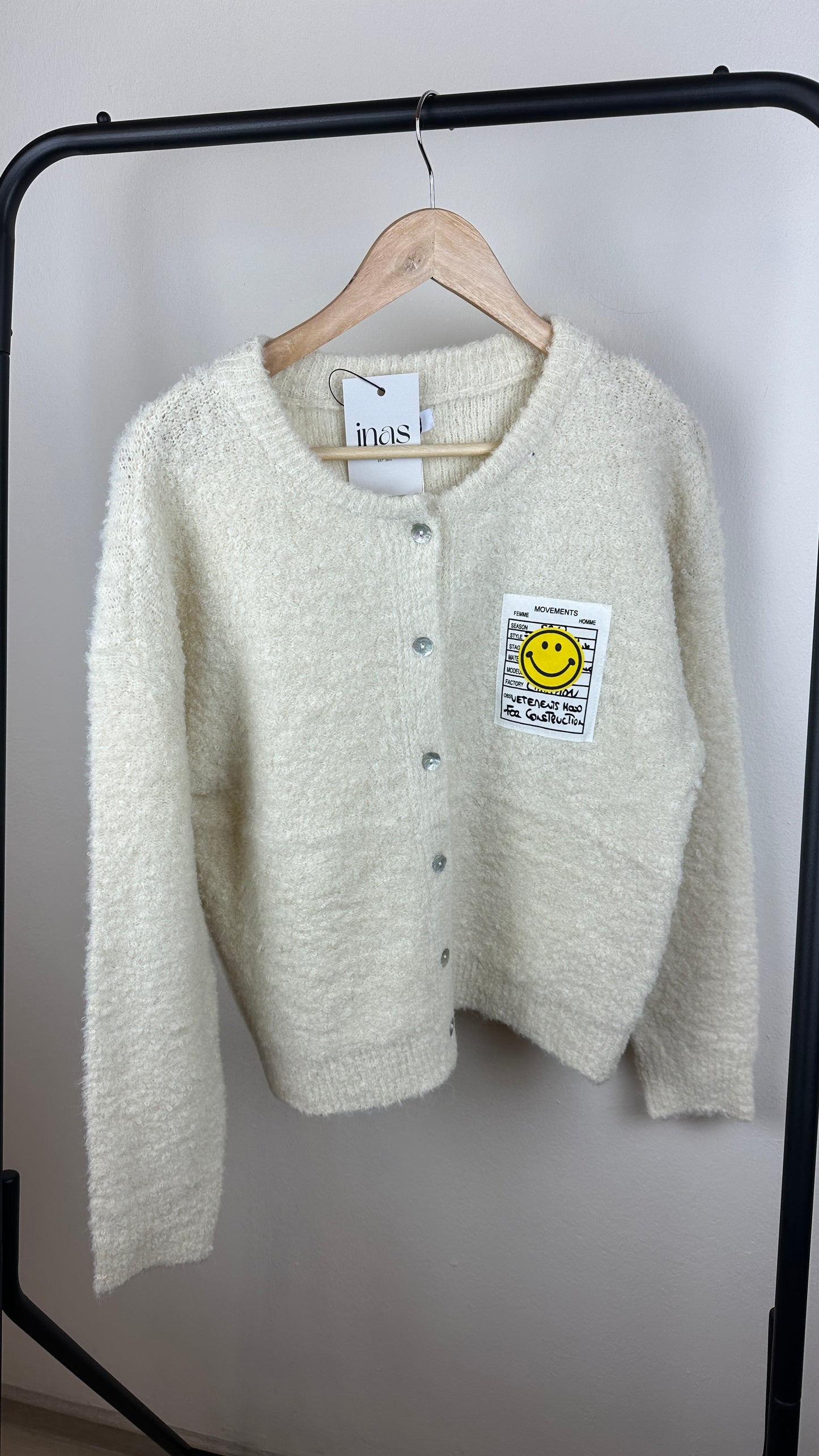 Boucle Cardigan Smiley